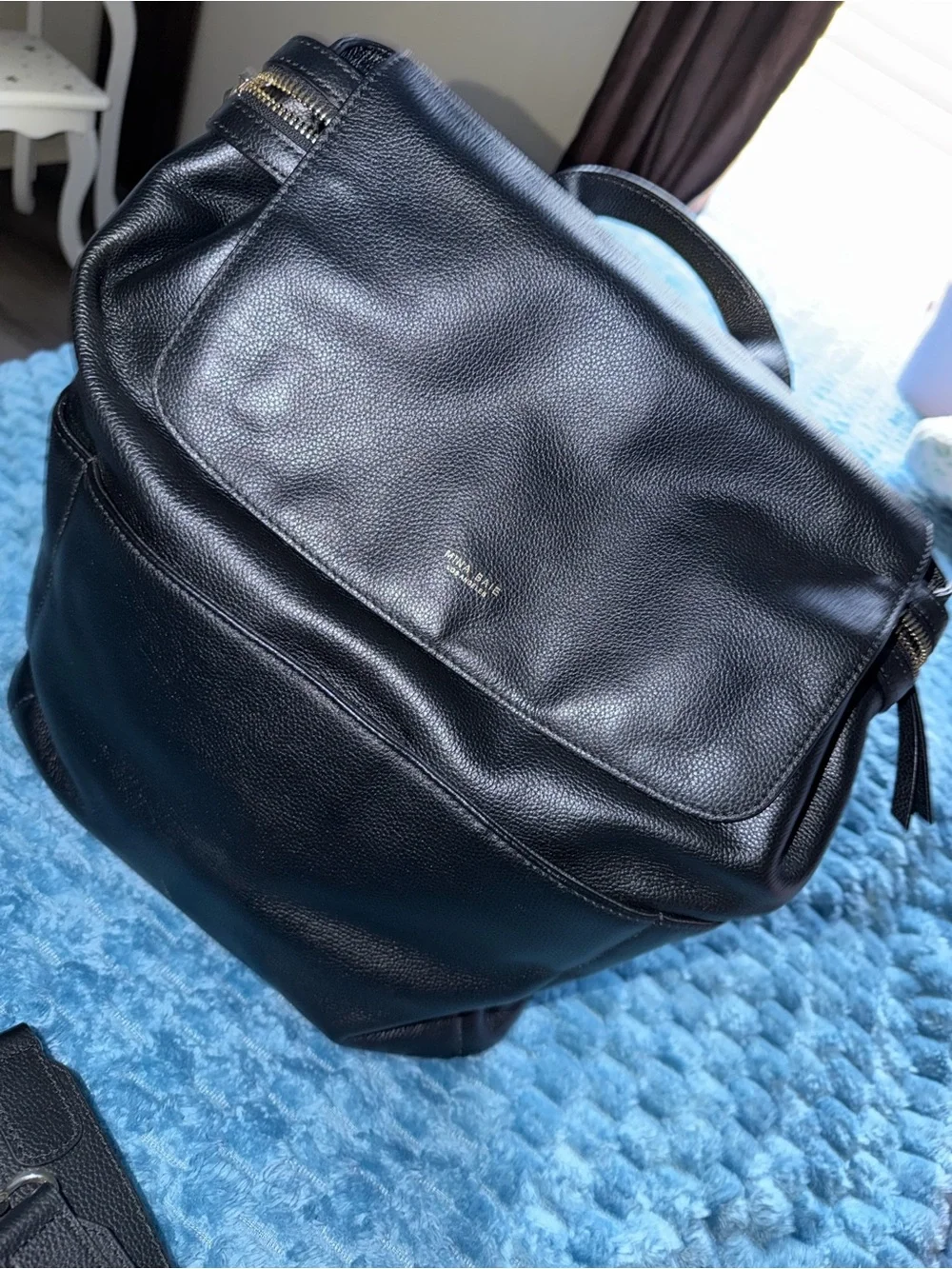 Mina Baie Black Baby Backpack Bag